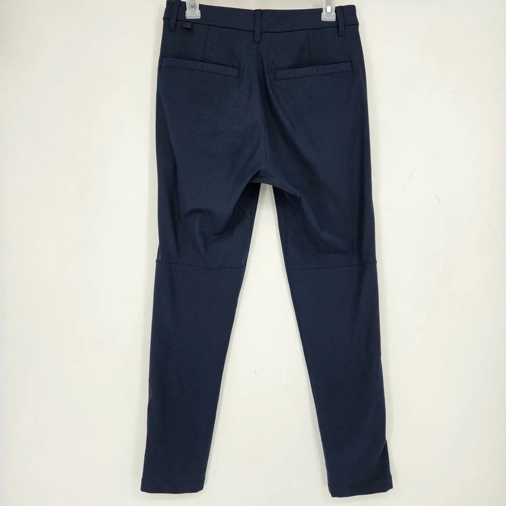 Lululemon Commission Pants Mens 28 Blue Chino Warpstreme Performance‎ Casual